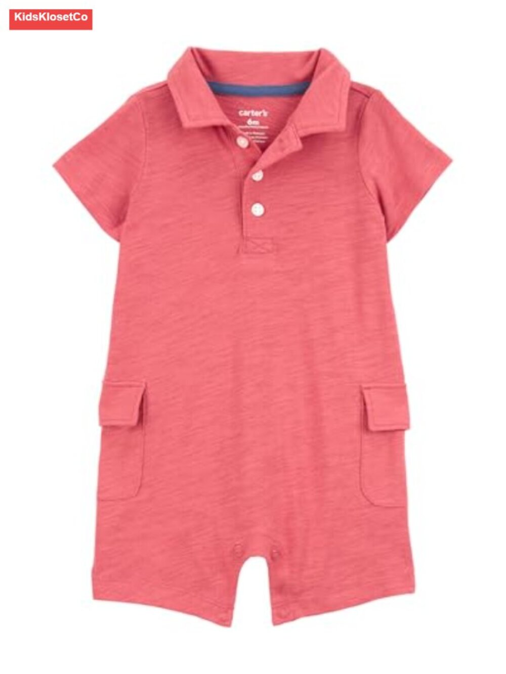 One Piece Short Sleeve Cotton Romper for Baby Boys